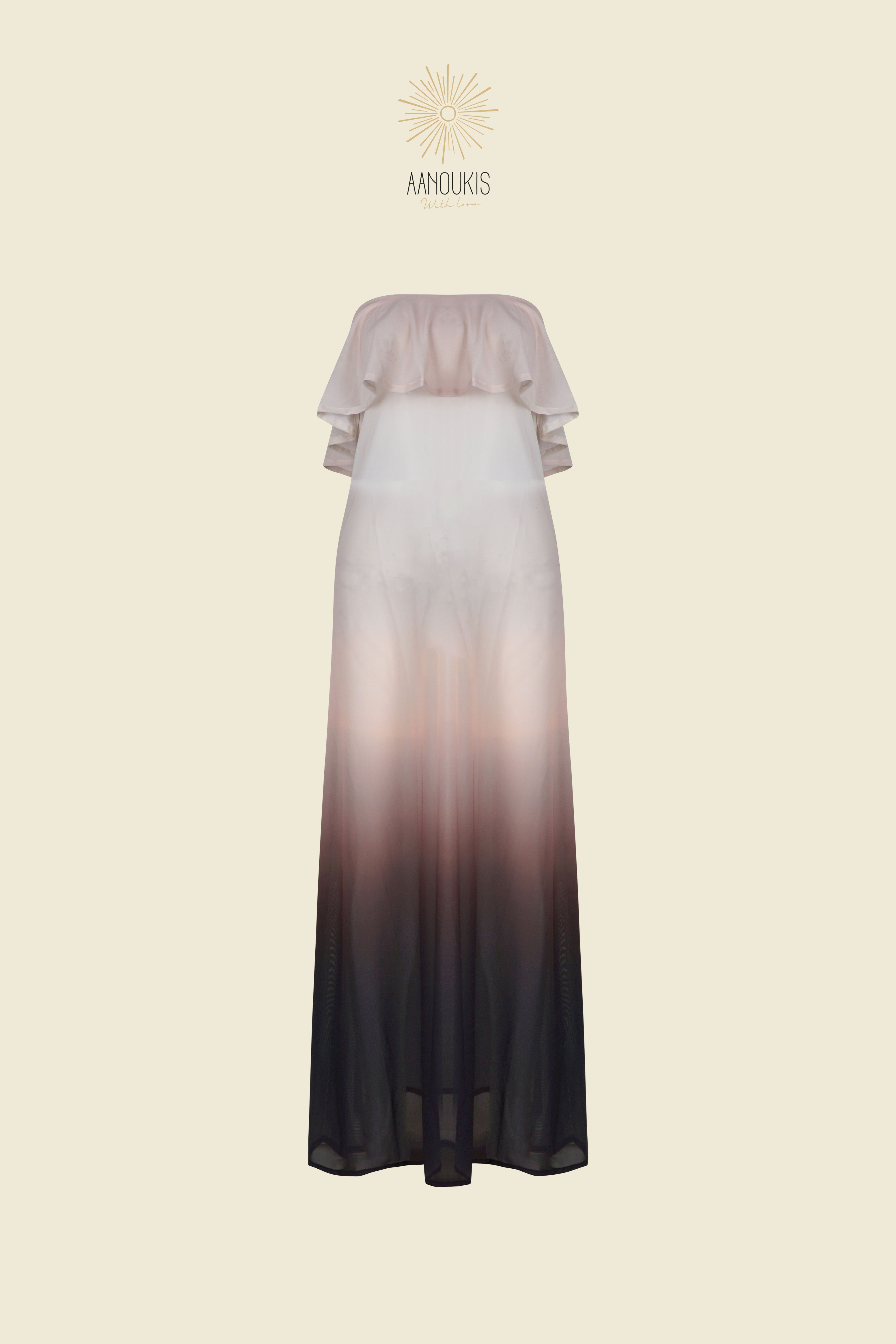 CAP KAROSO DRESS - Degrade Brown