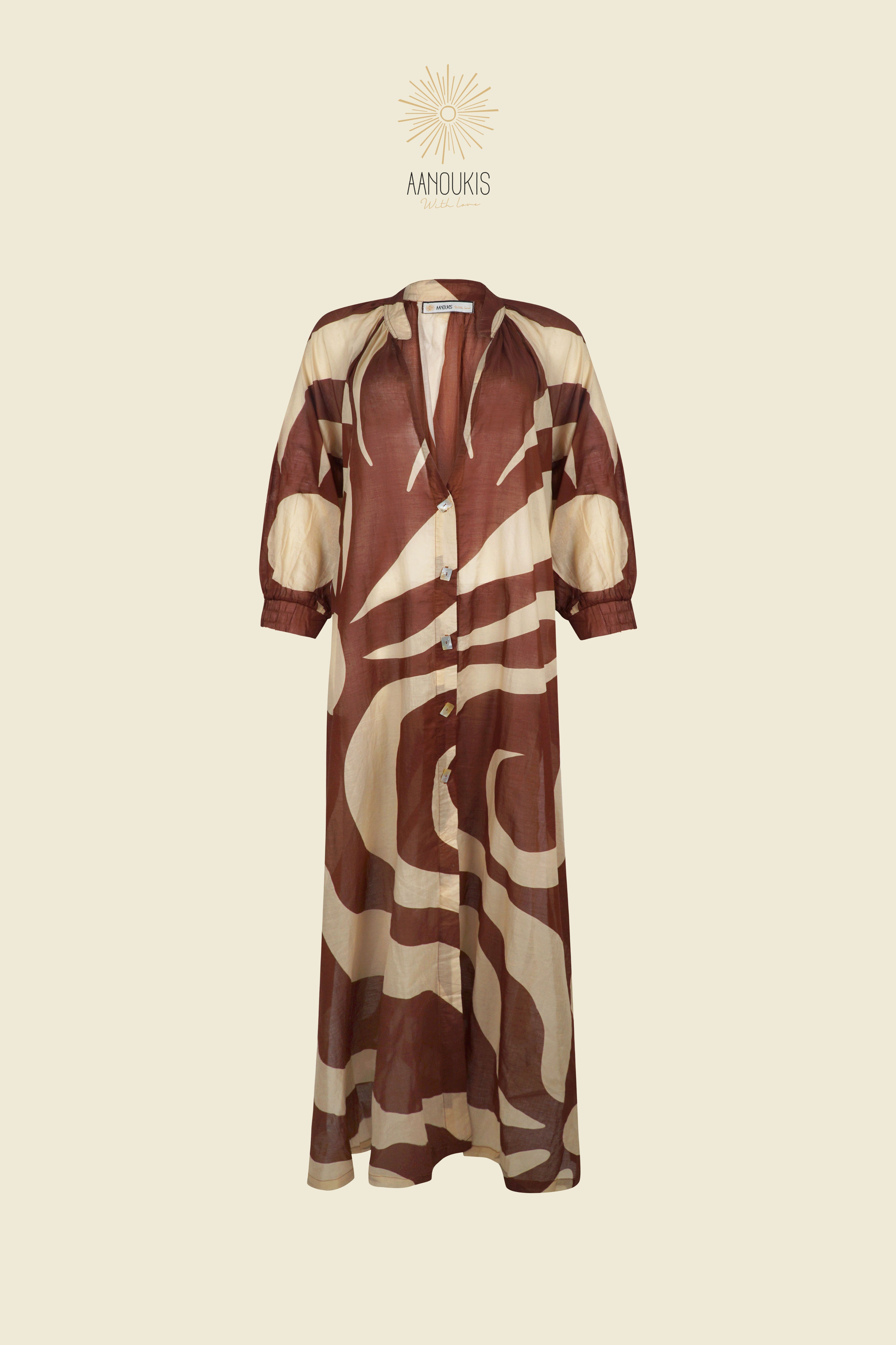 LA PLAGE DRESS - Sumba Ray Brown