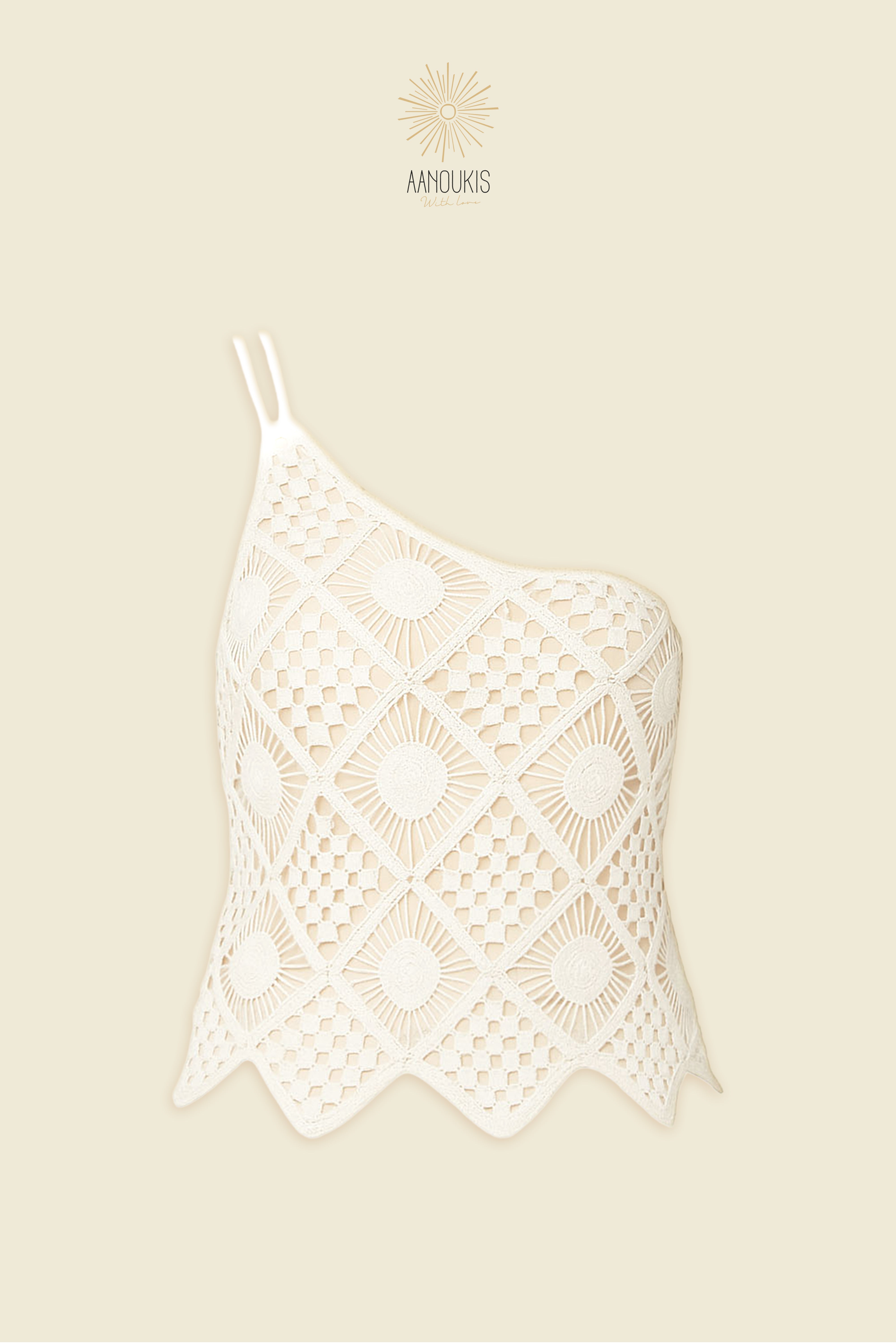ASYMMETRIC TOP - Tuscana Lace