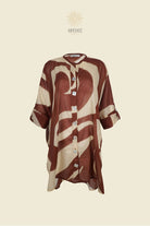 FLORES SHIRT - Sumba Ray Brown