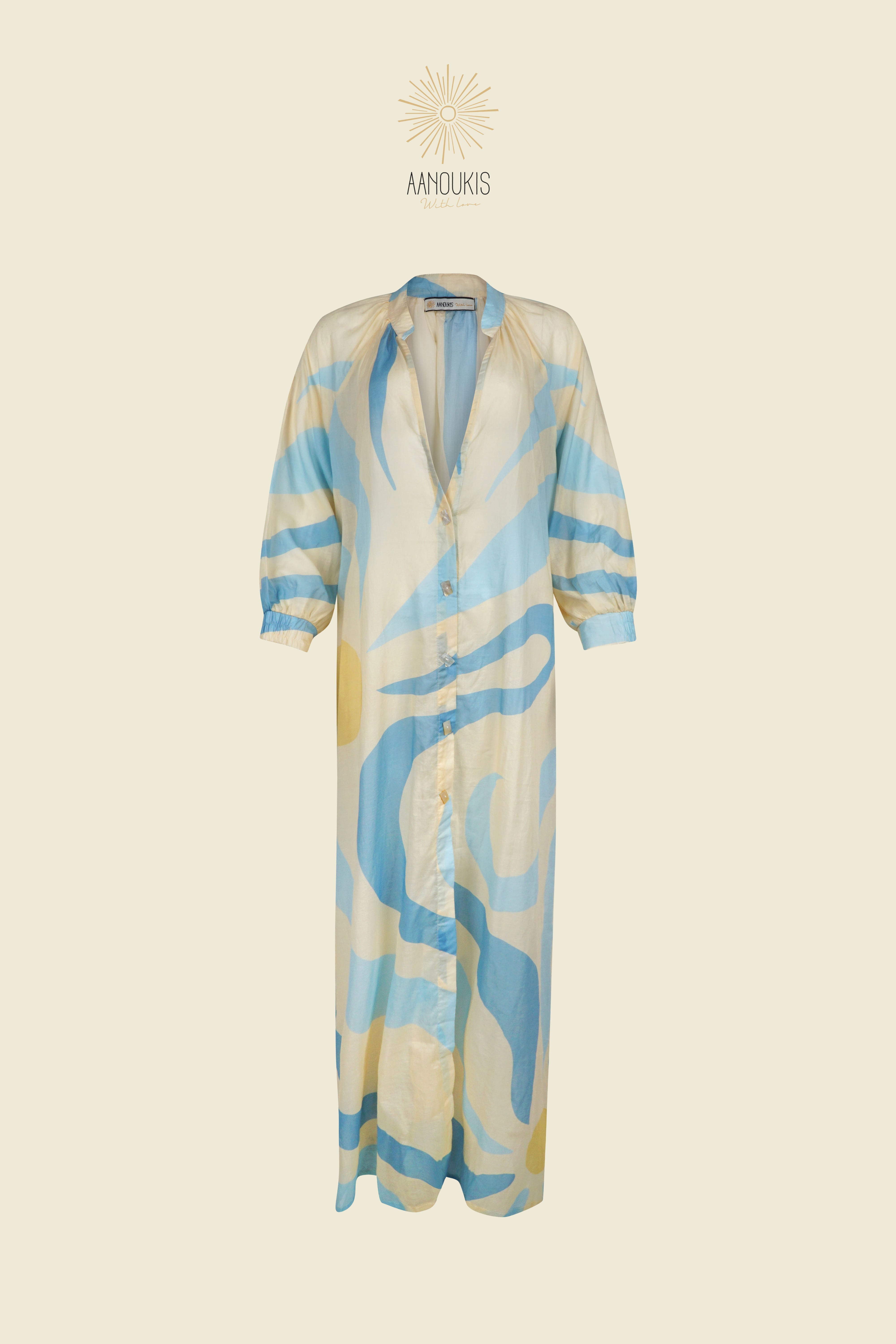 LA PLAGE DRESS - Sumba Ray Blue