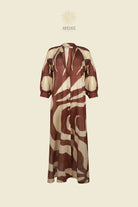 LA PLAGE DRESS - Sumba Ray Brown