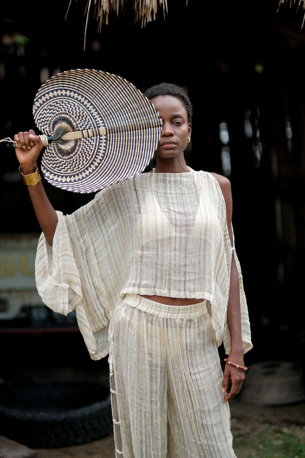 MARAPU TOP - Natural Khaki