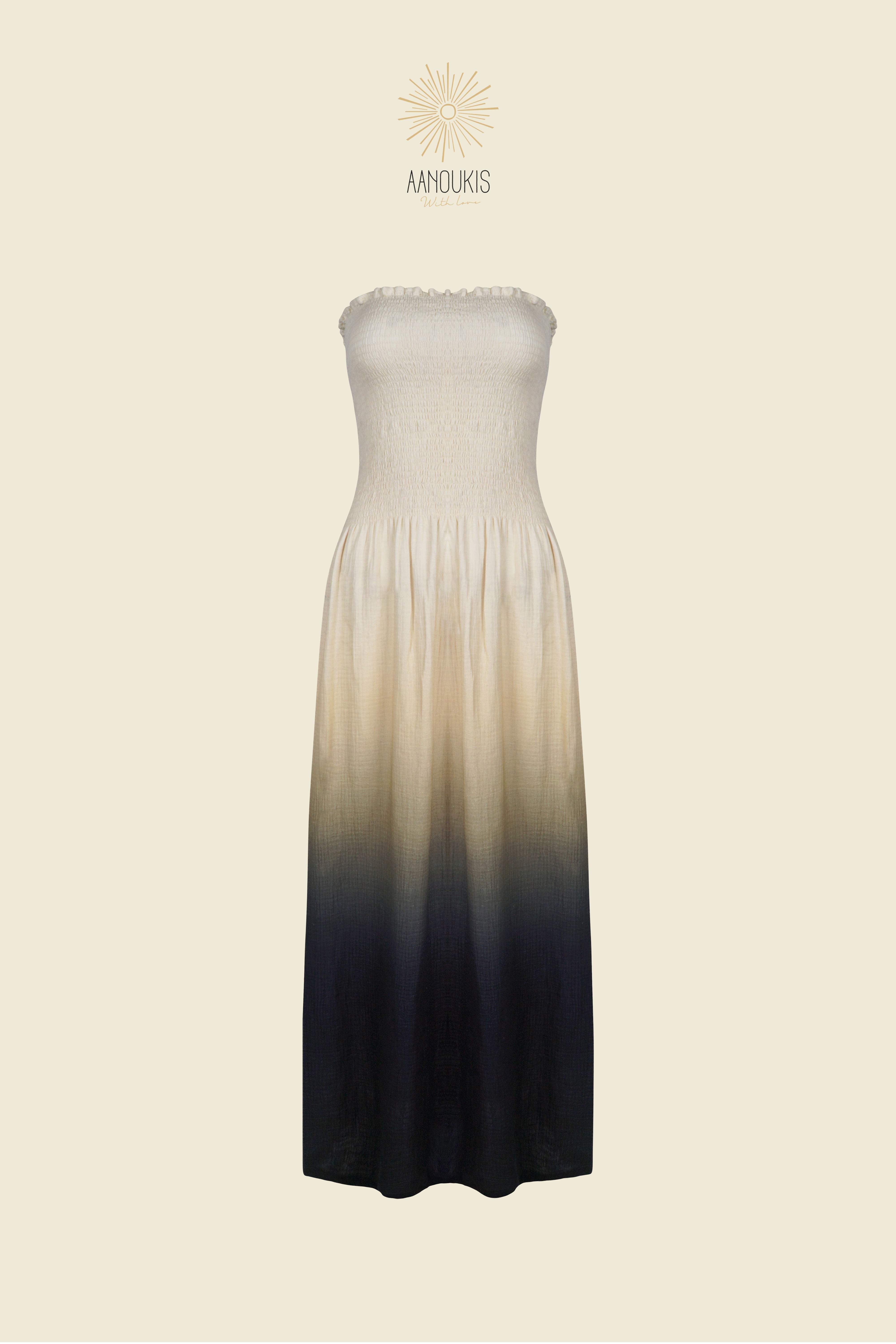 OCEAN DRESS - Degrade Black