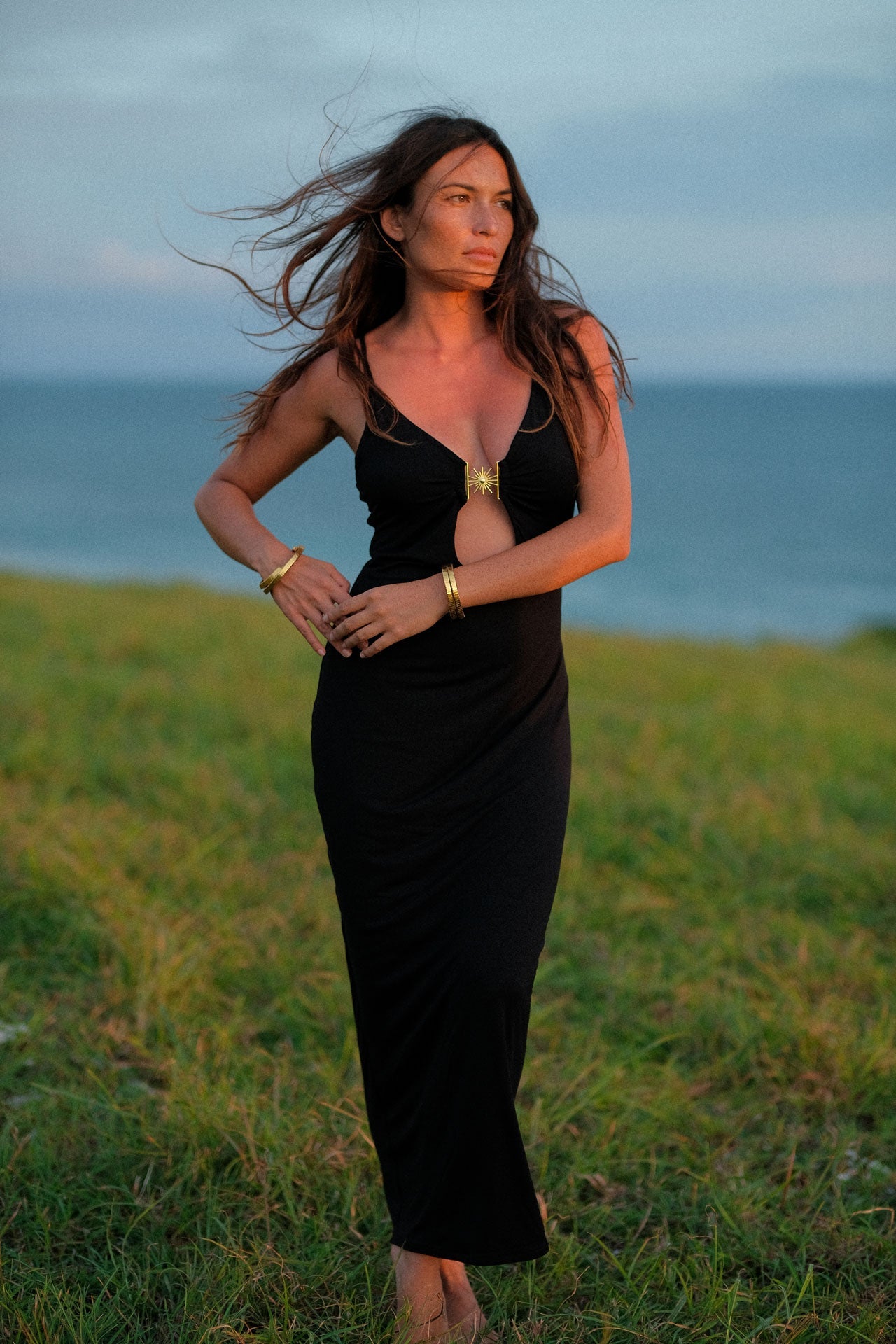 TANARA DRESS - Black