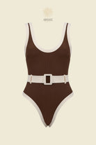 URSULA 1P - CHOCOLATE / IVORY