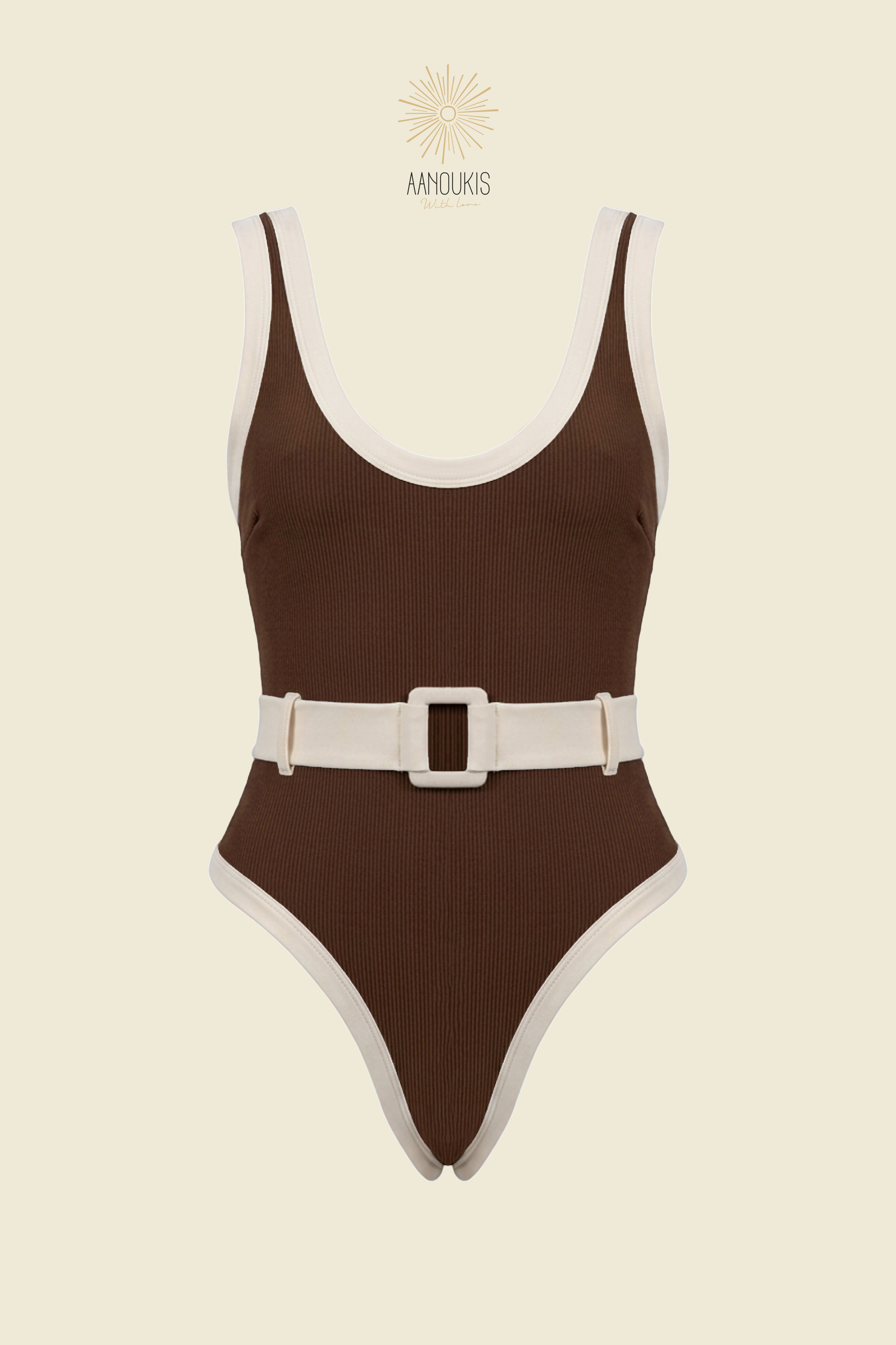 URSULA 1P - CHOCOLATE / IVORY